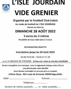 Lire la suite à propos de l’article VIDE GRENIER DU FCL