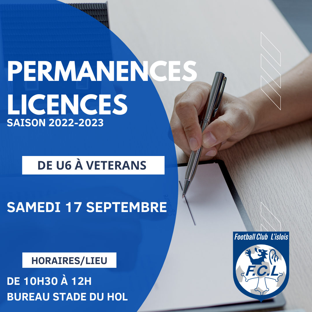 You are currently viewing PERMANENCES LICENCES