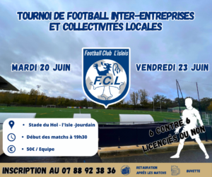 Lire la suite à propos de l’article LE TOURNOI INTER-ENTREPRISE EST DE RETOUR !